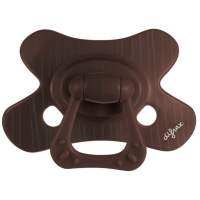 Пустушка Difrax Natural, 20+ міс (803 Chocolate_lines)