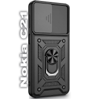 Чохол до мобільного телефона BeCover Military Nokia C21 Black (709994)