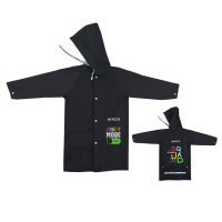 Дощовик дитячий Kite Crazy mode S 115-130 см Чорний (K24-2600S)
