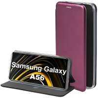 Чохол до мобільного телефона BeCover Exclusive Samsung Galaxy A56 SM-A566 Red Wine (713425)