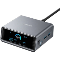 Зарядний пристрій Anker 4xUSB-C PD250W + 2xUSB GaNPrime black (A2345341)