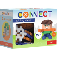 Конструктор Trefl Connect з ігровою фігуркою Mat 35 деталей (5900511620054)