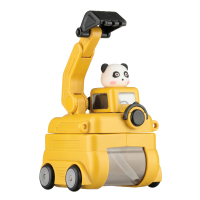 Пляшка для води ARDESTO Excavator 500мл, пластик, жовтий (AR2250EY)