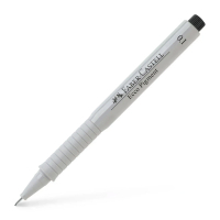 Лайнер Faber-Castell ручка капілярна для графічних робіт Ecco Pigment, діаметр 0,1 мм, колір чорний (6043)