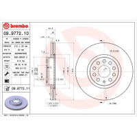 Гальмівний диск Brembo 09.9772.11