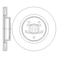 Гальмівний диск HI-Q SD4223