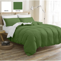 Постільна білизна MirSon Бязь Premium Green Diego (11-2107 + 18-0130) 2х160х220 (2200001709430)