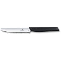 Кухонний ніж Victorinox Swiss Modern TomatoSausage 11см Black (6.9003.11W)