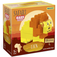 Конструктор Wader Baby Blocks Сафарі - лев (41503)