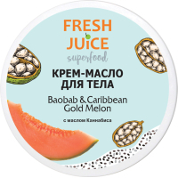 Крем для тіла Fresh Juice Superfood Baobab & Caribbean Gold Melon 225 мл (4823015942327)