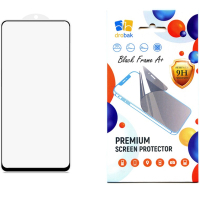 Скло захисне Drobak Tecno Camon 19 Neo Black Frame A+ (535318) (535318)