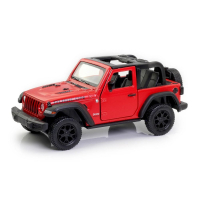 Масштабна модель автомобіля Uni-Fortune JEEP WRANGLER RUBICON OPEN TOP (МАТОВА) червона (554060NTM(B))