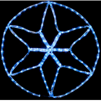 Гірлянда Delux Motif flash Star 60 х 60 см білий IP44 EN (90012983)
