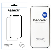 Скло захисне BeCover Google Pixel 9 Pro 10D Black (712326)