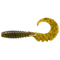 Силікон рибальський FishUP Fancy Grub 1" 074 - Green Pumpkin Seed (12шт/уп) (1862.02.30)