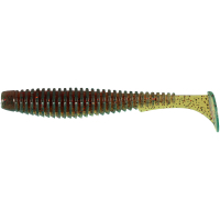 Силікон рибальський FishUP U-Shad 2.5" 019 - Motor Oil/Red (9шт/уп) (1864.13.94)