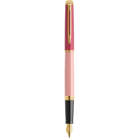 Ручка пір'яна Waterman HEMISPHERE Colour Blocking Pink GT  FP F (12 581)