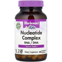 Вітамінно-мінеральний комплекс Bluebonnet Nutrition Комплекс нуклеотидів, РНК/ДНК, Nucleotide Complex, RNA/DNA, 60 веге (BLB-01264)