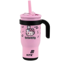 Поїльник-непроливайка Kite Hello Kitty термокружка з трубочкою, 530 мл (HK25-1266)