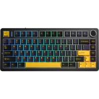 Клавіатура Aula F75 Pink Switch USB UA Black (6978080504890)