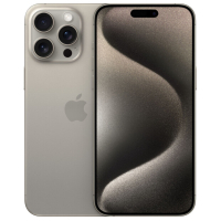 Мобільний телефон Apple iPhone 15 Pro Max 256Gb Natural Titaniume eSim (REF A) BREEZY (2AMU683)