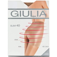Колготи Giulia Slim 40 Den Cappuccino - 5XL (4824092067354)