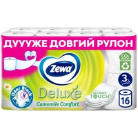 Туалетний папір Zewa Deluxe Ромашка 3 шари 16 рулонів (7322540201925)
