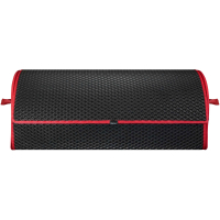 Сумка-органайзер EVAtech L-PRO 32x75x30 см. Ромб чорний з червоним кантом (BS13641OL3RBR)