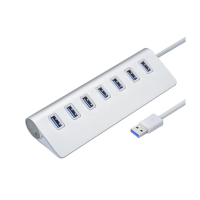 Концентратор Voltronic USB 3.0 to 7xUSB 0.2m aluminum (YT-3HA7/2TB)