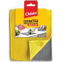 Серветки для прибирання Chisto Dual Clean Абразивні 2 шт. (4820204702595)