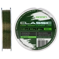 Волосінь Brain Classic Carp Line 3D (camo) 300m 0.30mm 20lb 8.8kg (1858.81.07)