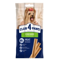 Ласощі для собак Club 4 Paws М'ясна паличка з куркою для малих порід 3х12 г (4820269145061)