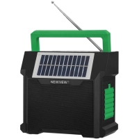 Акустична система NEWVEW NV-9153 Solar Panel/BT/USB/TF/FM Green (NWVW-NV-9153-GN)