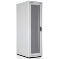 Шафа напольна Lande DYNAmic Basic Series 42U 600x1000, двері перф. 63%, RAL7035, Light Grey (LN-DS42U6010-LG)