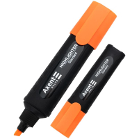 Маркер Axent Highlighter Standard D2505, 1-5 мм клиноп. помаранчевий (D2505-12)