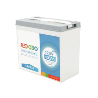 Батарея LiFePo4 Redodo 12.8V 100Ah, 1280Wh, BMS 100A, Mini (R12V100-100-MINI16-A60)
