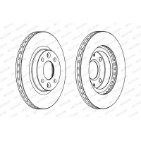 Гальмівний диск FERODO DDF2327C