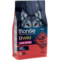 Сухий корм для собак Monge Dog Bwild Low Grain оленина 2.5 кг (8009470011983)
