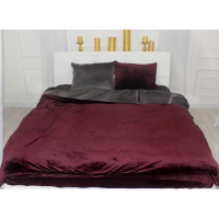 Постільна білизна MirSon Велюр Winter Frost 28-0003 + 28-0002 Protea Velvet 143х210 (2200004005805)