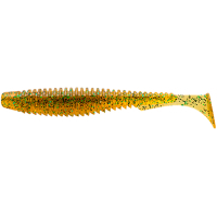 Силікон рибальський FishUP U-Shad 2.5" 036 - Caramel/Green&Black (9шт/уп) (1862.02.90)