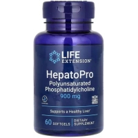 Вітамінно-мінеральний комплекс Life Extension Фосфатидилхолін, 900 мг, HepatoPro, 60 гелевих капсул (LEX-13936)