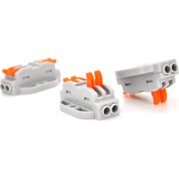 З'єднувач кабелю 2-line аналог WAGO K223-2P, 10шт/пак Voltronic (K223-2P/10)