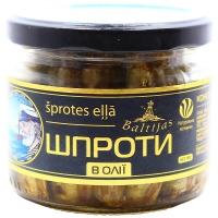 Рибні консерви Baltijas Шпроти в олії 160 г (4820062442404)