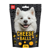 Ласощі для собак WAUDOG Treats Хрусткі сирні кульки 30 г (4460)