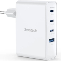 Зарядний пристрій Choetech 3xUSB-C + 1xUSB PD100W GaN (PD9002)