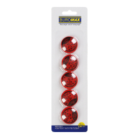 Магніт Buromax набір LADYBUG, 5 шт 20 мм (BM.0043)