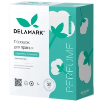 Пральний порошок DeLaMark Universal з ароматом білих квітів 1 кг (4820152330215)