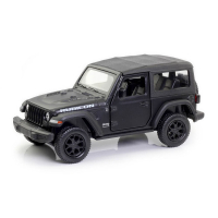 Масштабна модель автомобіля Uni-Fortune JEEP WRANGLER RUBICON 2021 (матова) чорна (554060STM)