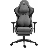 Крісло ігрове GT Racer X-2308 Gray/Black (X-2308 Fabric Gray/Black)