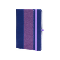 Книга записна Optima А5 COMBI-15, тверда обкладинка, гумка,лінія (O20125-15)